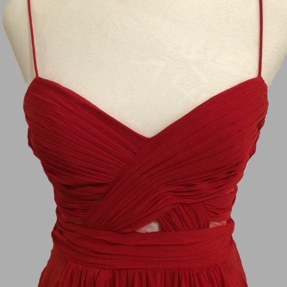 Adrianna Papell Red High Low - Picture 2 of 4